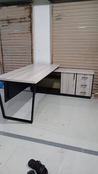 Office Table, Manager Table, Executive Table with side rack 14