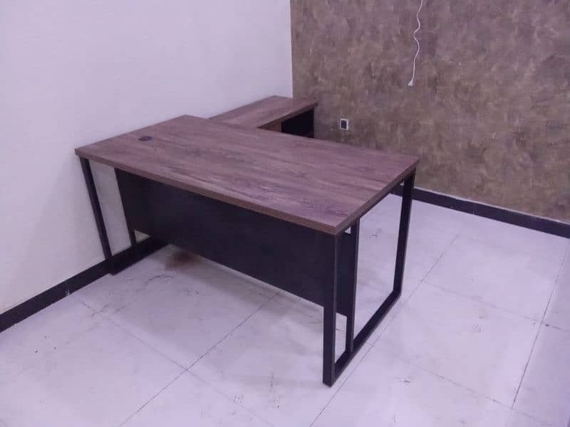 Office Table, Manager Table, Executive Table with side rack 17