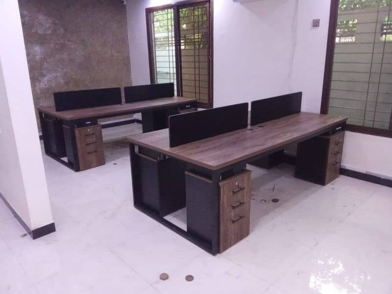 Office Table, Manager Table, Executive Table with side rack 19