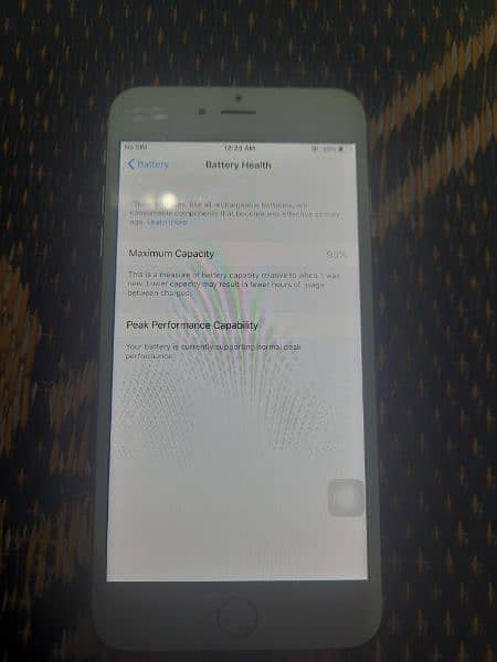 iphone 6 plus non pta 16 gb finger fail. battery 98 1