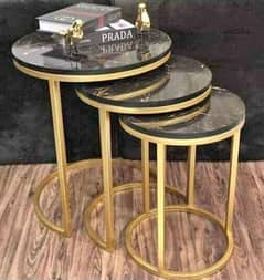 round nesting tables set