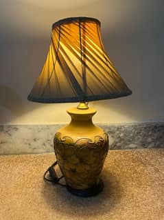 Ceramic hand painted table lamps