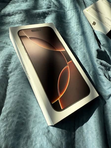 Brand New Box Packed iPhone 16 Pro Max 512gb for Sale Desert Titanium 3