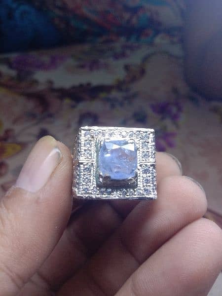 100% Real Blue Sapphire Srilanka Ceylon stOne With Italian 925 Silver. 3