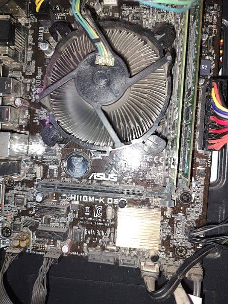 i7 6700 Gen Processor + Motherboard ASUS H110M-K D3 1