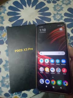 Poco x3 pro with box 6/128 dual sim approve