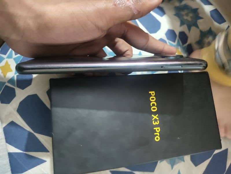 Poco x3 pro with box 6/128 dual sim approve 2