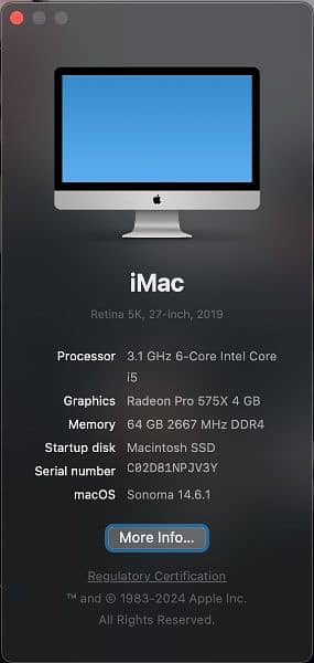 Apple Imac 1TB SSD 27" inches 2019 4