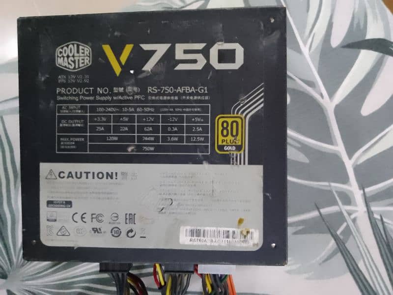 Cooler Master V. 750 Gold Fully Modular PSU 3