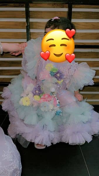 BABY GIRL UNICORN CLR FROCK 2