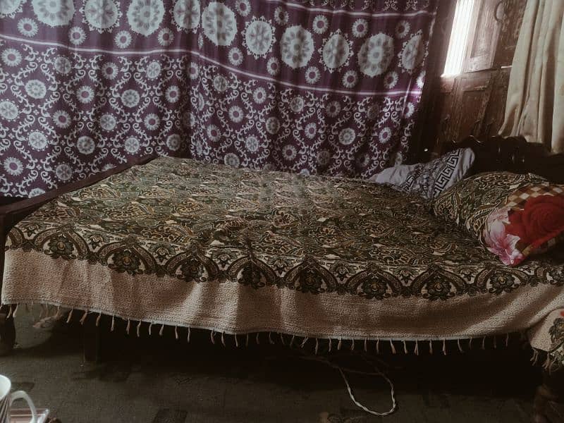 bed with mattress 3