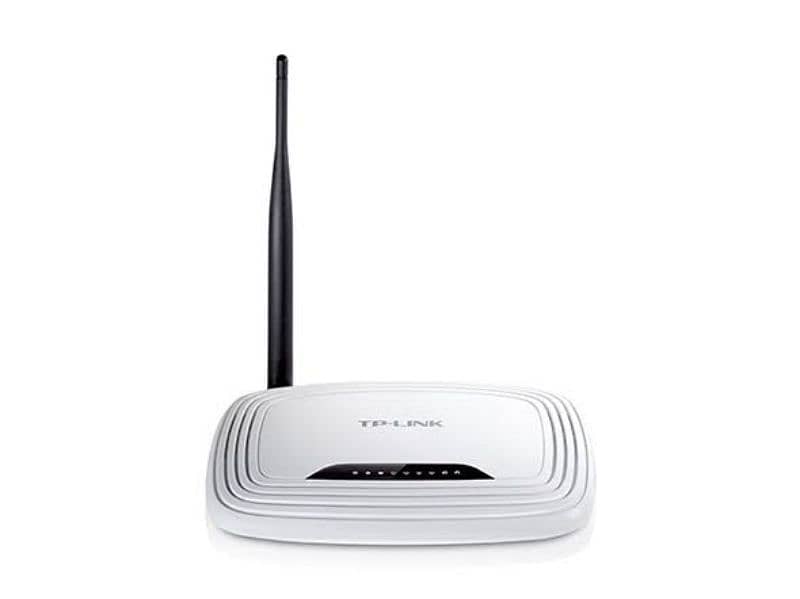 TP Link Singel Black Antina Router 0