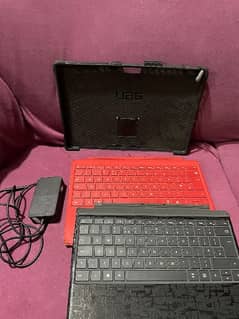 Microsoft Surface Keyboard, Surface Case, Arc Mouse, Surface Charger