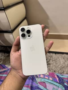 Iphone 15 pro max 256gb White Titanium