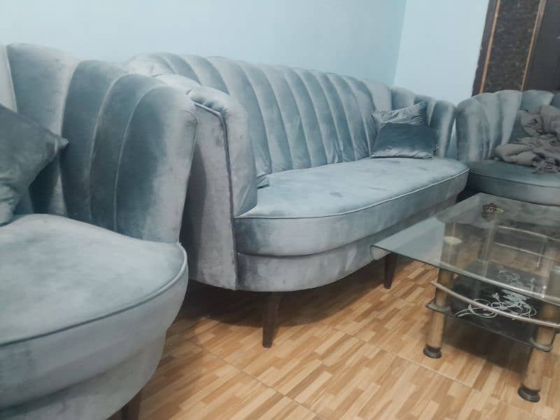 Grey 7 seater sofa set (4 month used) 8