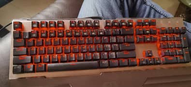 gaming keyboard red light