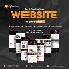 Get complete website for your Business.