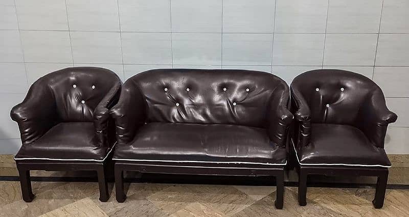 5 seater leather sofa set 0