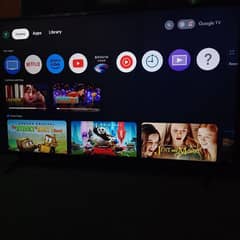 SONY 55" 4K GOOGLE TV