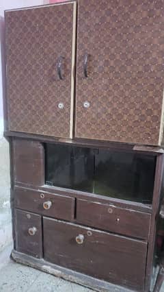 Cabinet & tv Troly