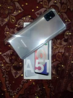 SAMSUNG A51 Mobile 6/128 Gb with Box charger no open no repair all ok.