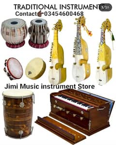 jimi music instrument store Dholak tabla Dhol Rubab Harmonium Guitar