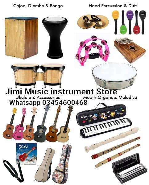 jimi music instrument store Dholak tabla Dhol Rubab Harmonium Guitar 1