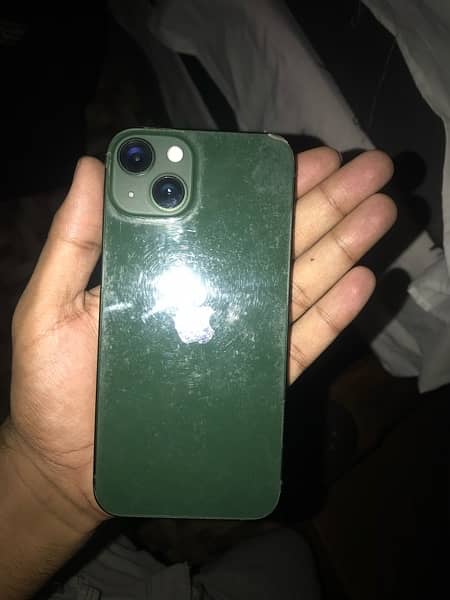 iphone 13 Jv Green Colour 128 GB 10/10 condition water pack 2