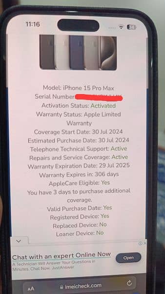 iphone 15pro max 512GB non PTA 12