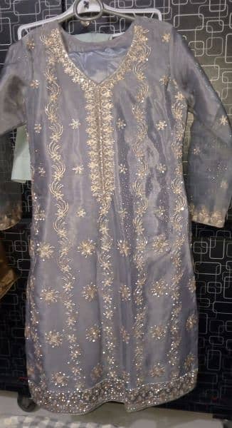 fabric is kataan only 1 time use full suit full new condition 1