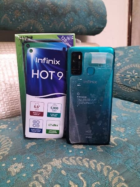 infinix hot 9 4/128gb pta approve 8