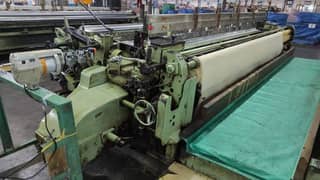 Solzer power loom dott machine