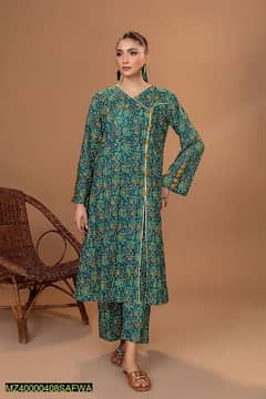 Women's Stiched Lawn Pret Printed Suit