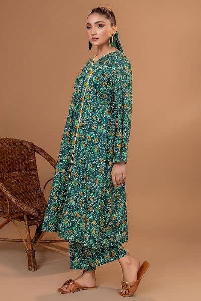 Women's Stiched Lawn Pret Printed Suit 2