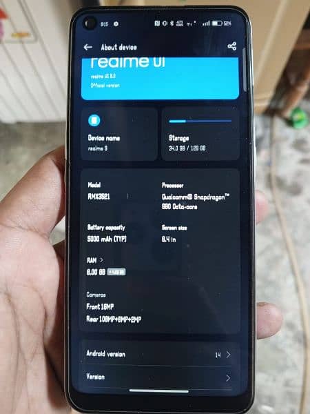 Realme 9pro 8+4 128gb non pta 3