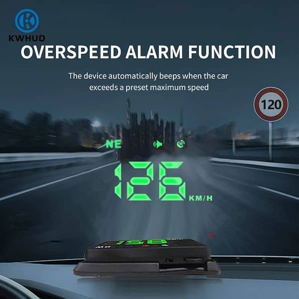 HUD Head-up Display Car GPS Digital Speedometer USB Windshield S 0