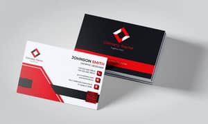 Business Card Look Design Front & Back