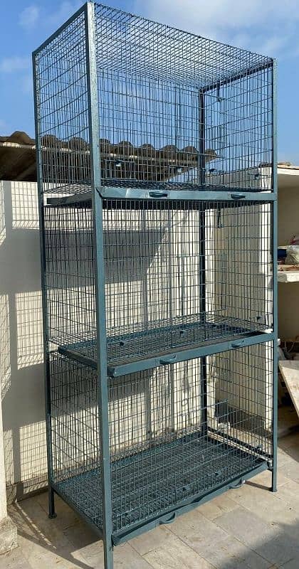 15 Heavy duty Cages for Grey Parrot or Green Parrot (Pahari) 0