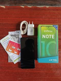 Mobile for sale infinix note 10 6/128