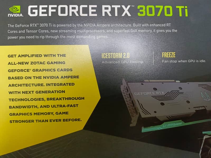 Zotac Gaming Geforce RTX 3070 Ti - NVIDIA GeForce Experience 1