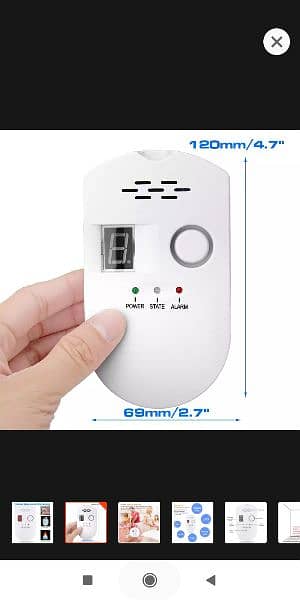 Portable Mini Kitchen Stove Gas Detector Analyzer Gas Leak Tester Wit 1