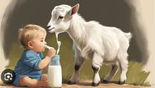 Fresh Goat  milk      بکری  کاخالص دودھ 0