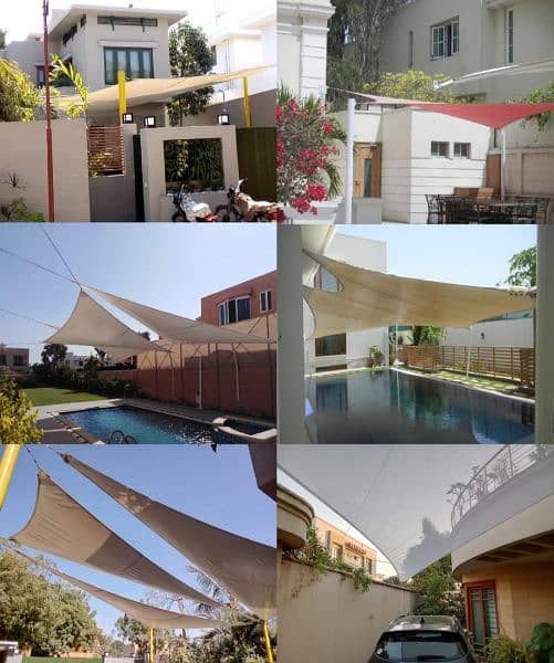 tensile shade | Pvc shade | outdoor Sunblock parking shade 03130181205 2