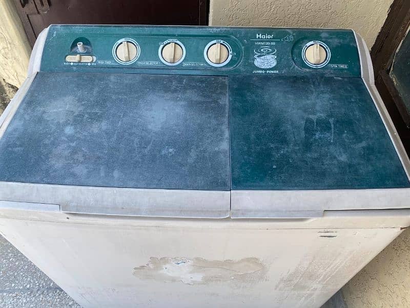 Haier twin tub washing machine and dryer 4