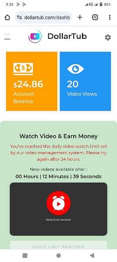 watch video and earn money