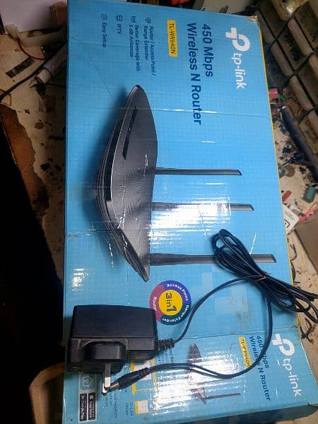 TP LINK wifi Router TL WR940N 3 Antina 1