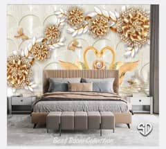 3D wallpaper decorate your home with beautiful designs