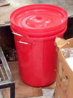 water bucket with lid 70liter imported quality.