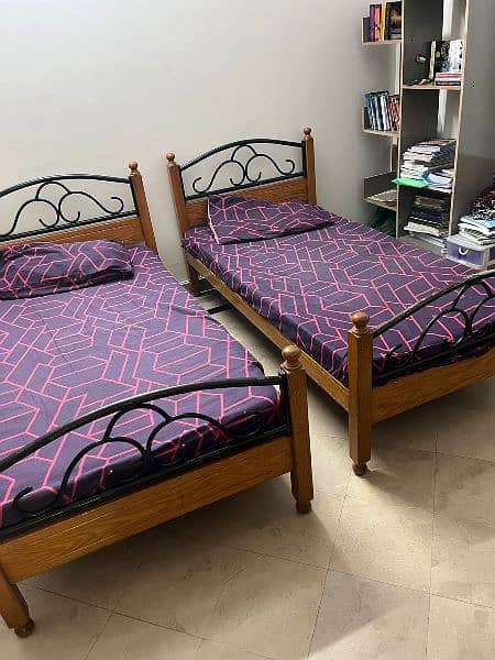 3 Single beds with Moltifoam Mattress 0