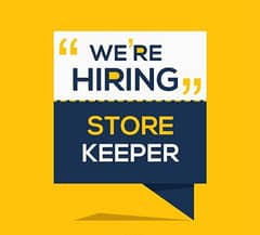 Store Keeper / Store Incharge